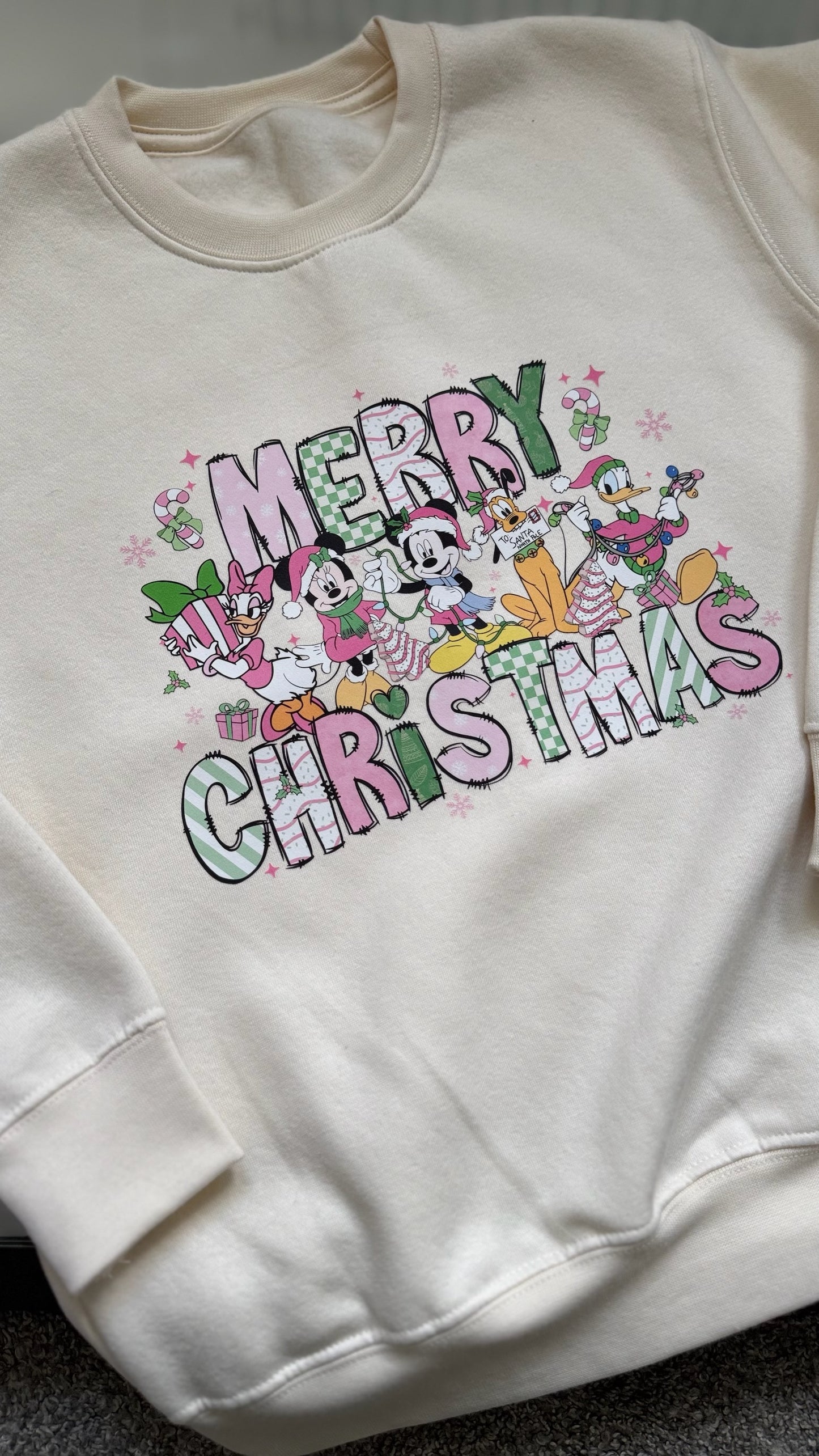 Minnie & Mickey Christmas Sweatshirt