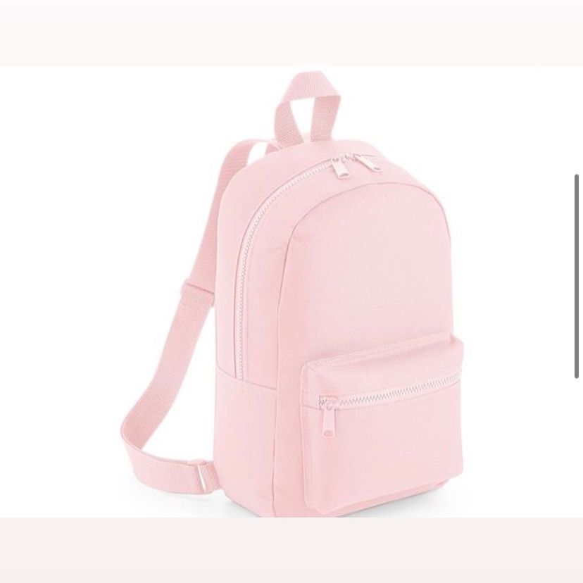 Personalised Pink Backpack