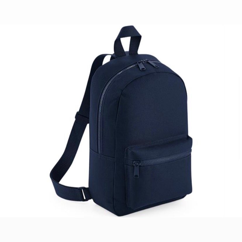 Personalised Navy Backpack