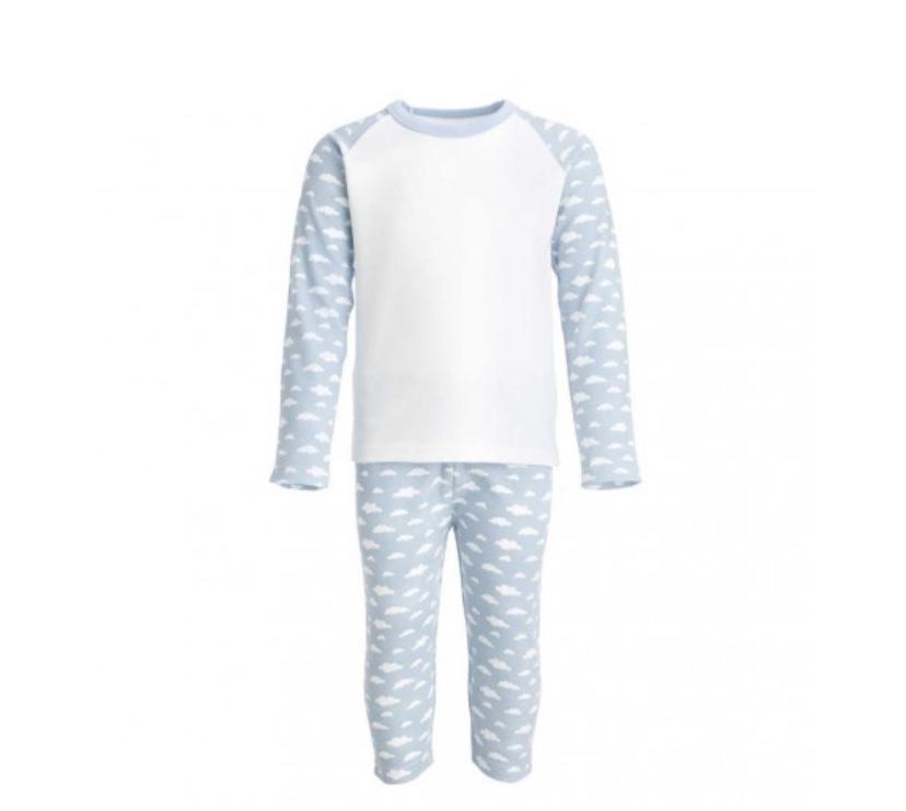 Personalised Pink Clouds Pyjamas