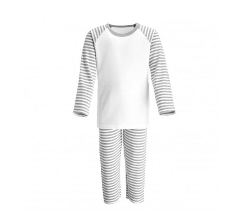 Personalised Blue Stripes Pyjamas