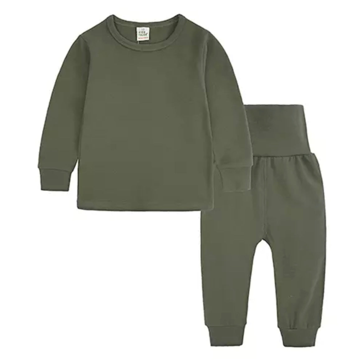 Personalised Khaki Green Lounge Set