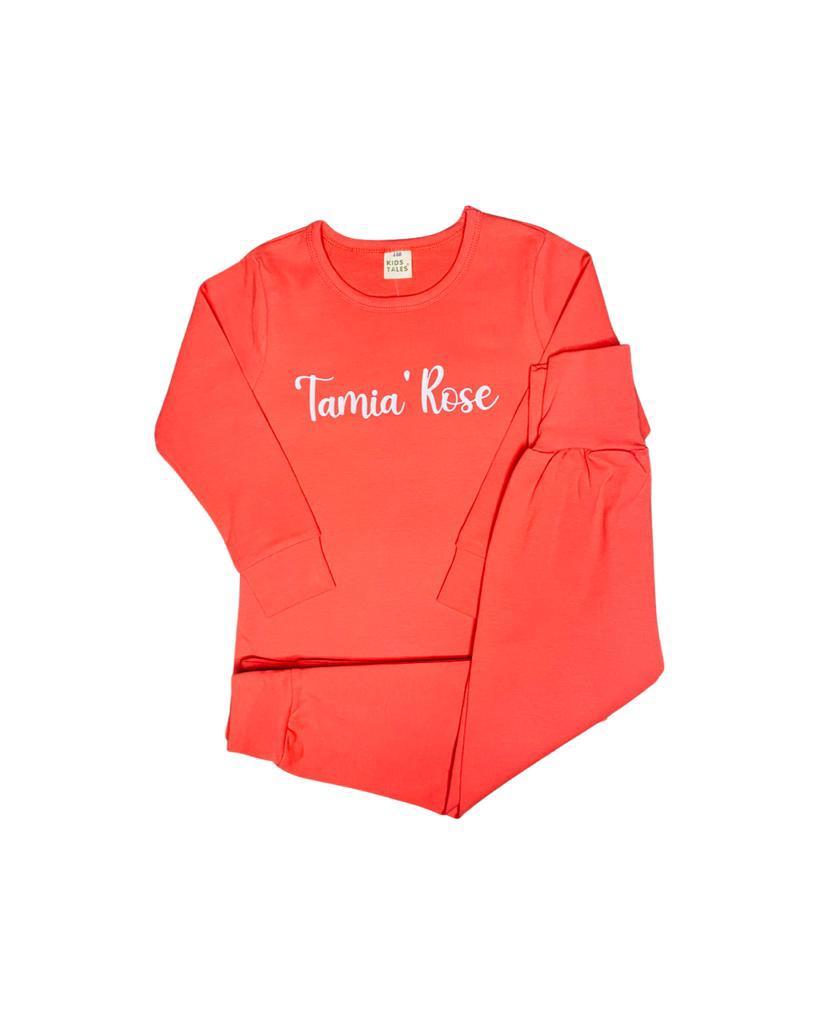 Personalised Red Lounge Set