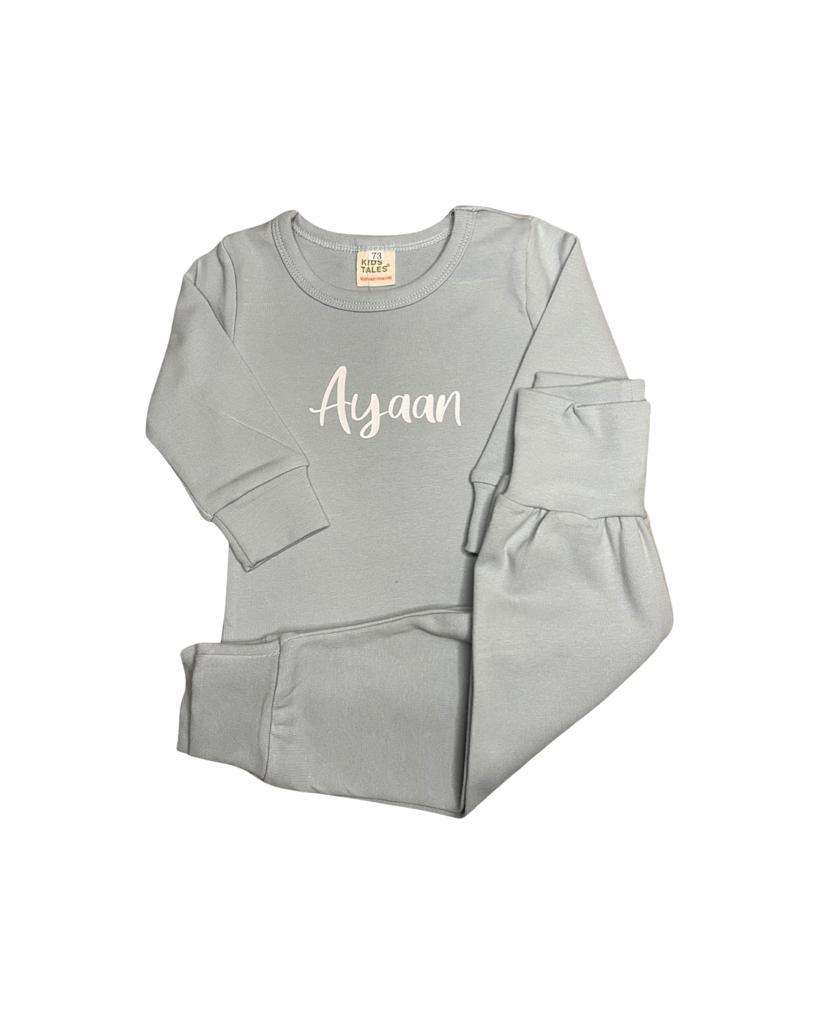 Personalised Khaki Green Lounge Set
