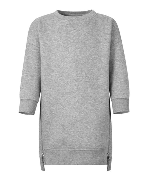 Personalised Grey Jumper Dress