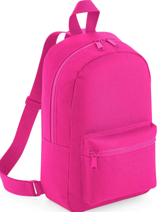 Personalised Dark Pink Backpack