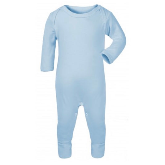 Personalised Baby Blue Babygrow