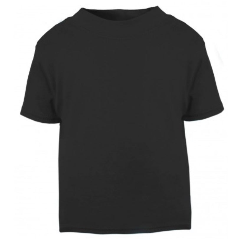 Personalised Black T-shirt