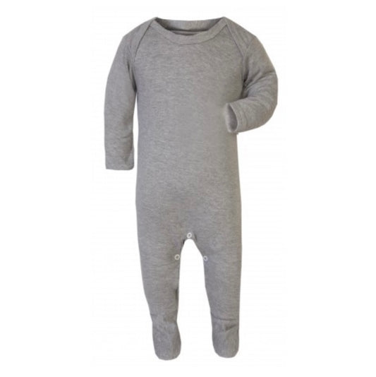 Personalised Grey Babygrow